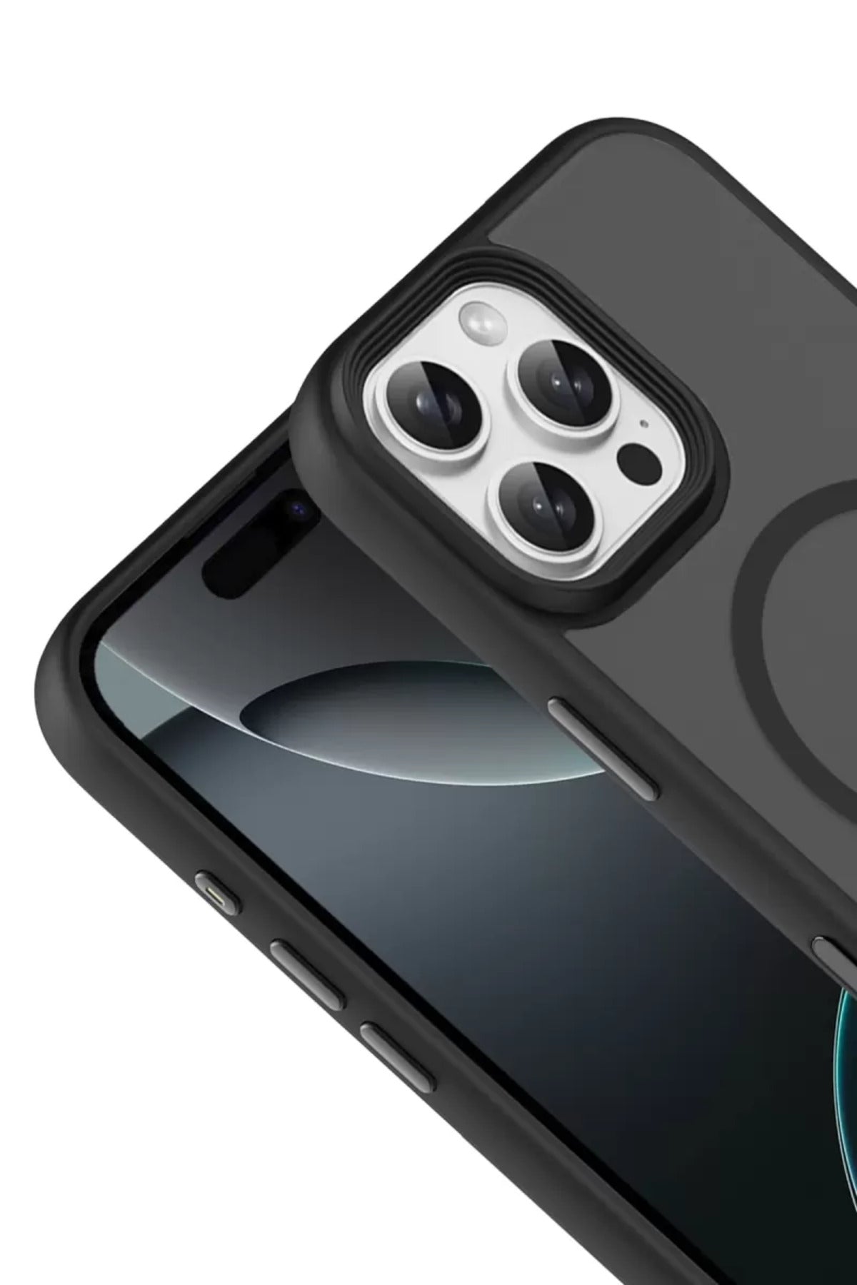 Joko Apple iPhone 16 Pro Max Uyumlu Megane Magsafe Kapak - Siyah