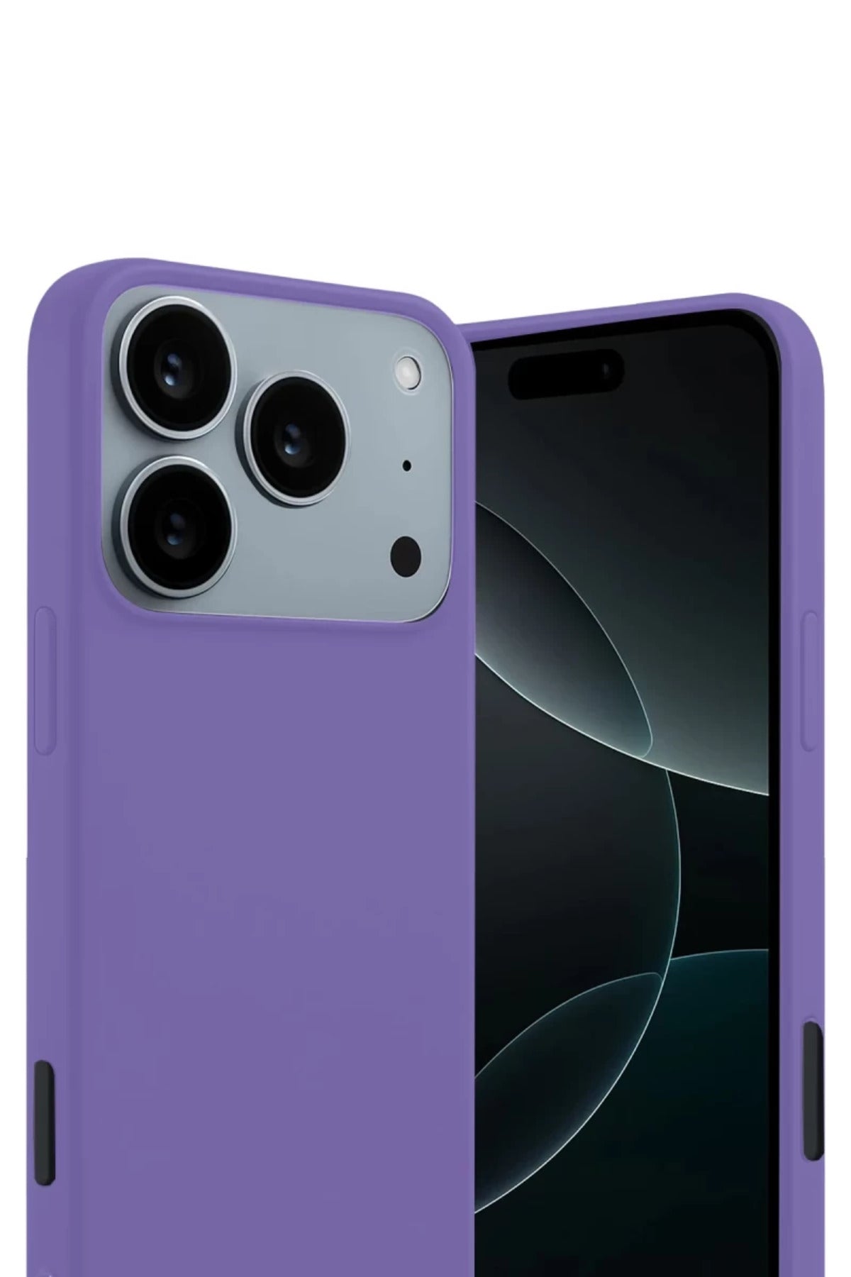 Apple iPhone 17 Pro Max Uyumlu First Silikon - Lila