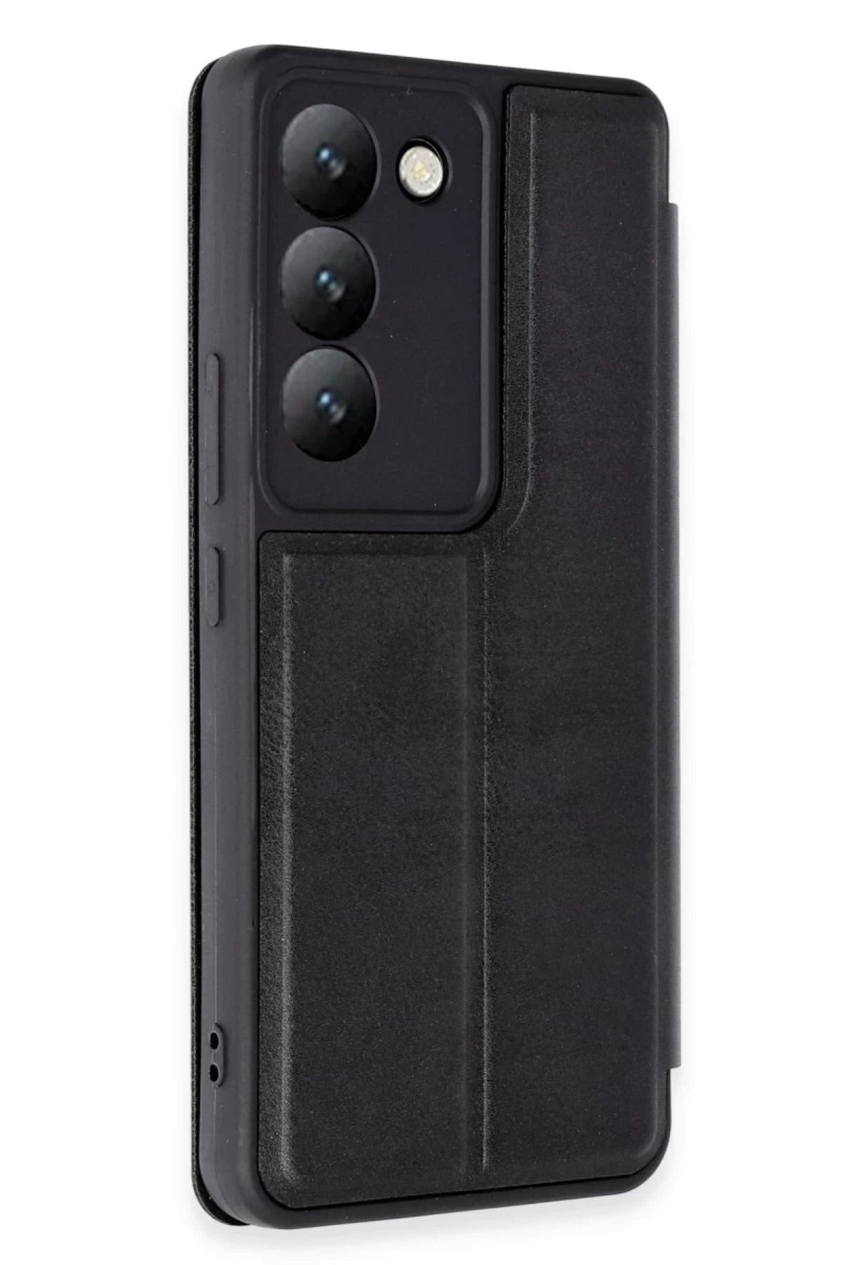 Vivo V30 Lite 4G Uyumlu Kılıf Flip Cover - Siyah