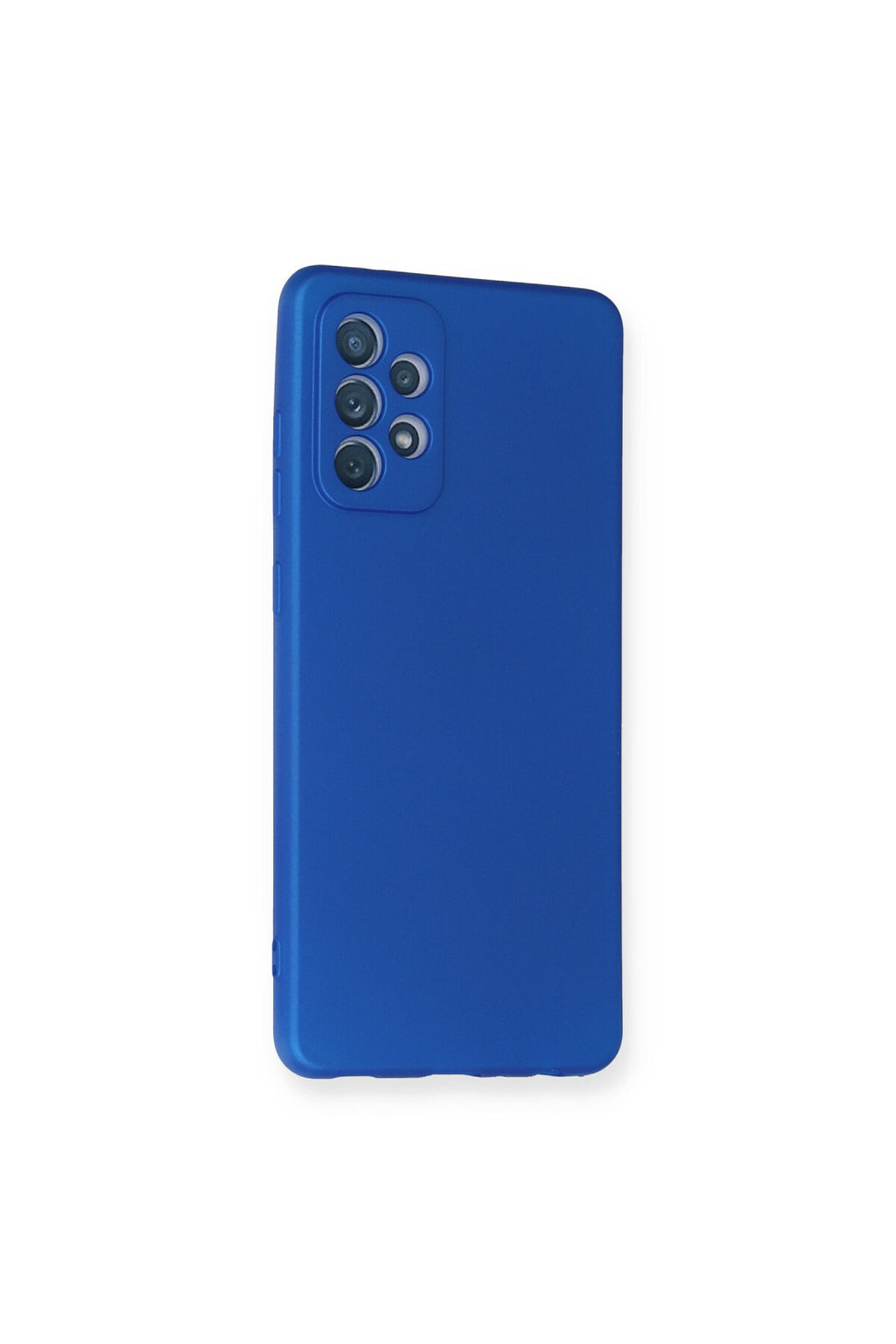 Samsung Galaxy A72 Uyumlu Kılıf First Silikon - Mavi