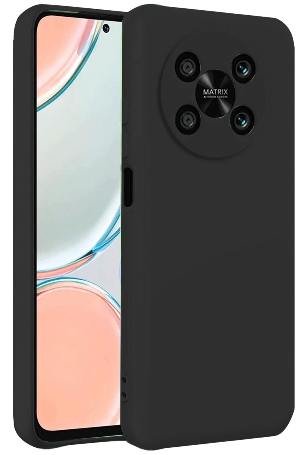 Huawei Nova Y90 Uyumlu Kılıf First Silikon - Siyah