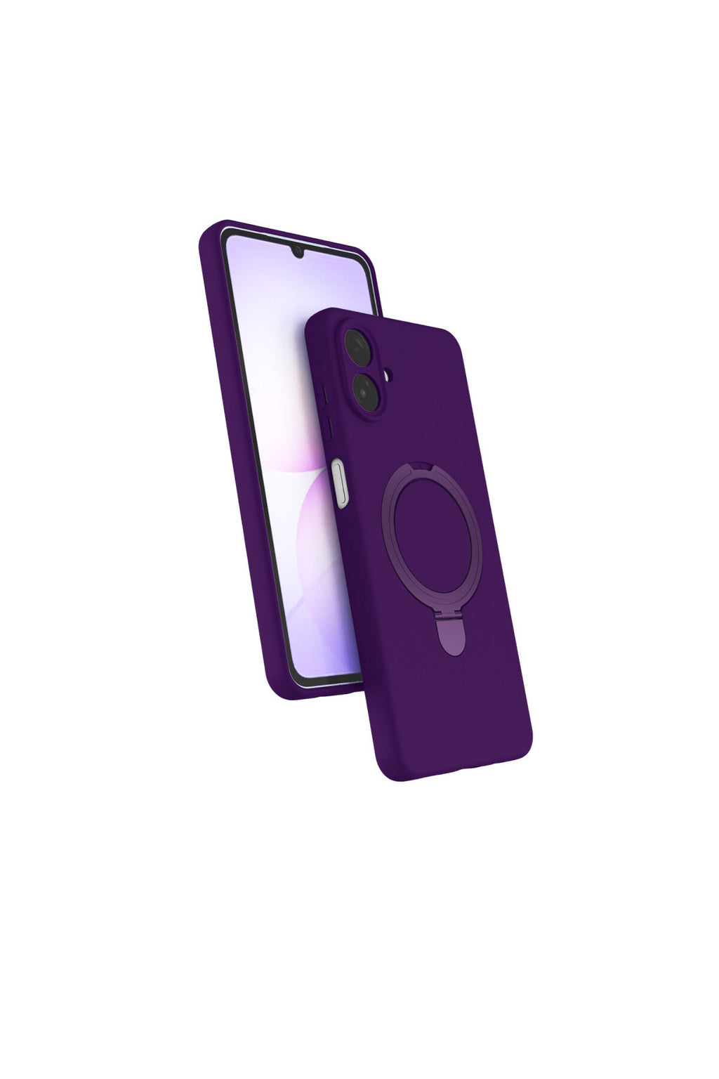 Samsung Galaxy A07 4G Uyumlu Regal Magsafe Standlı Kapak - Derin Mor