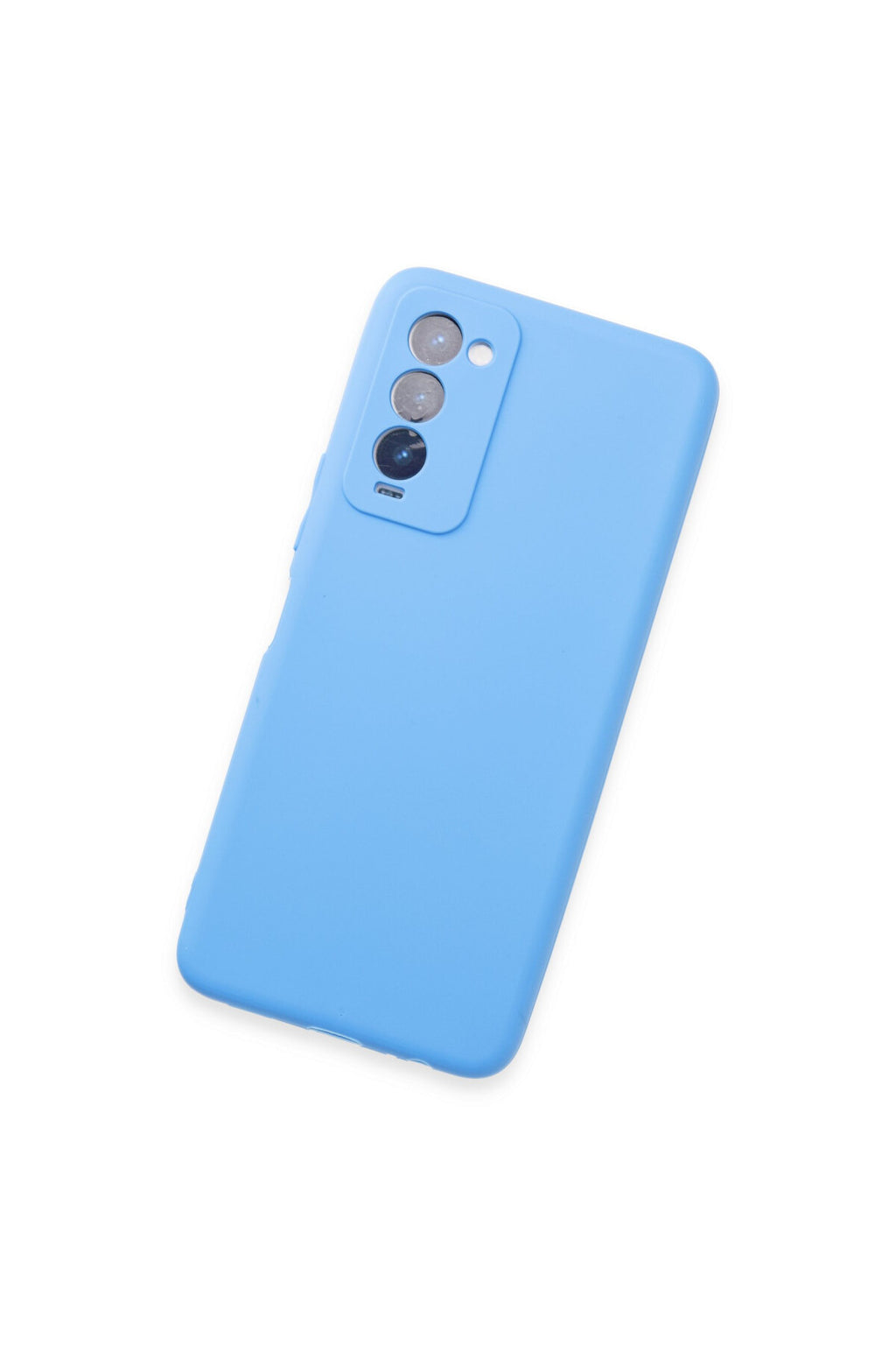 Tecno Camon 18 Uyumlu Kılıf First Silikon - Mavi