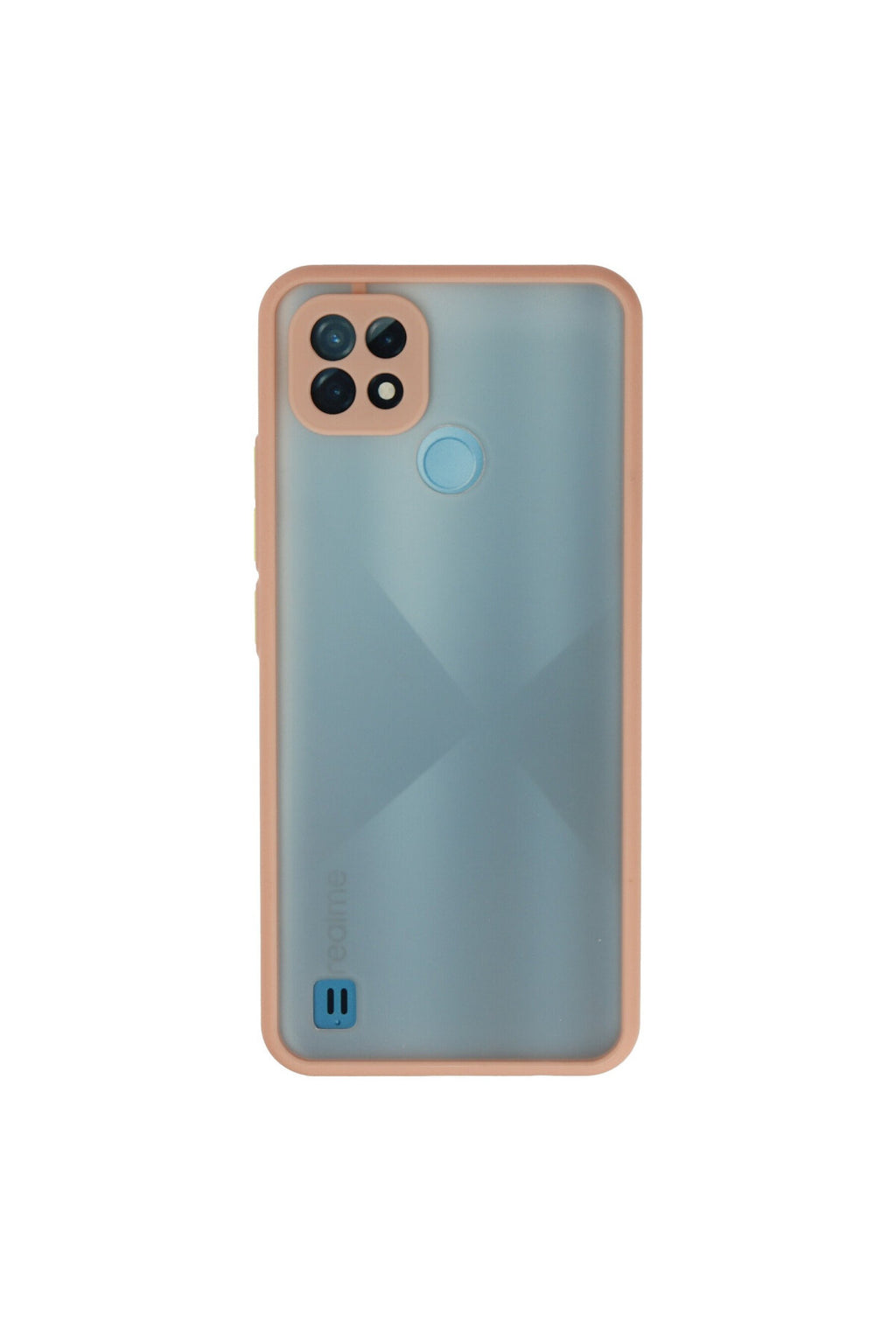 Realme C21 Uyumlu Kılıf Montreal Silikon Kapak - Pembe