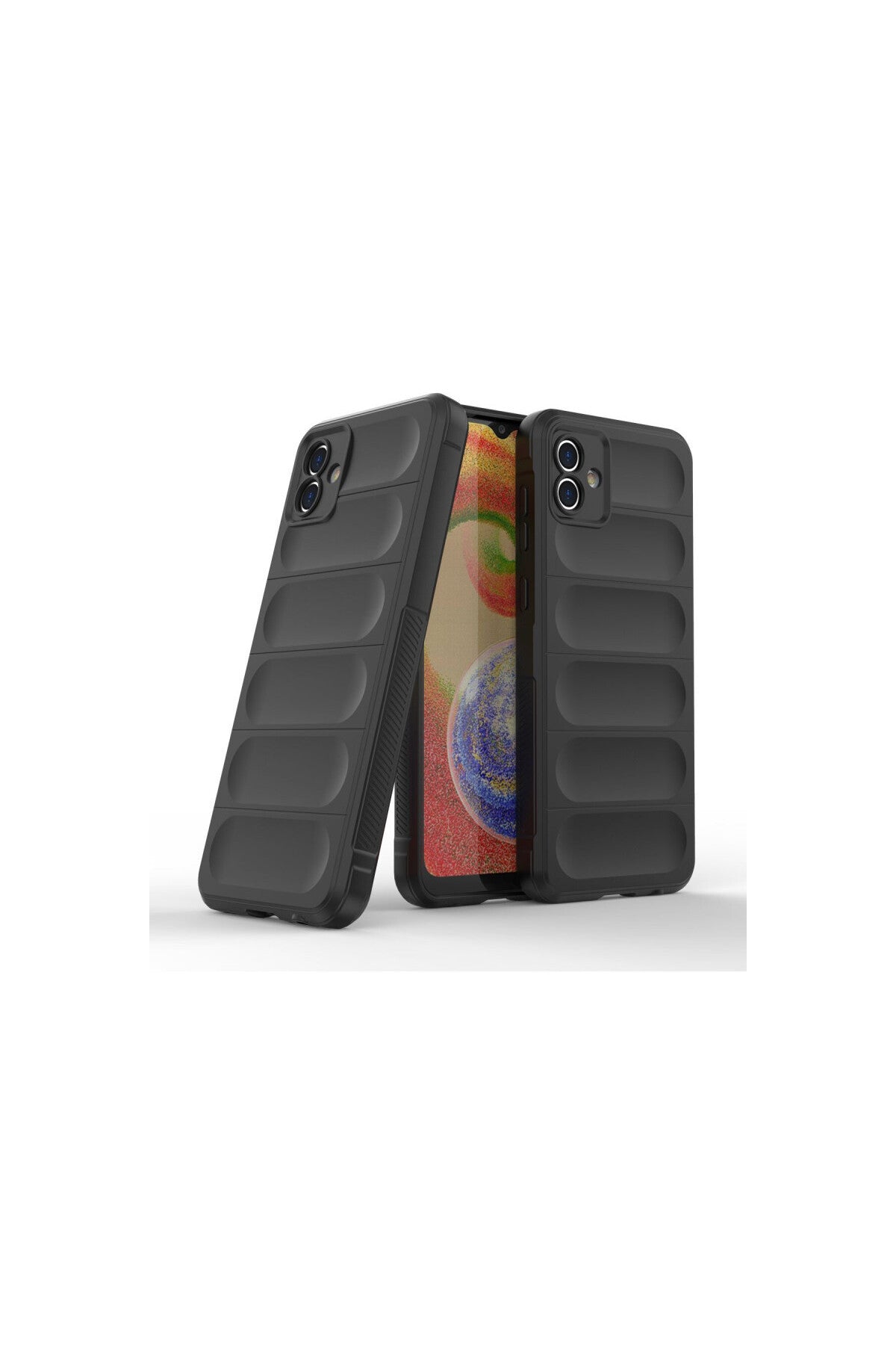Samsung Galaxy A04 Uyumlu Kılıf Optimum Silikon - Siyah
