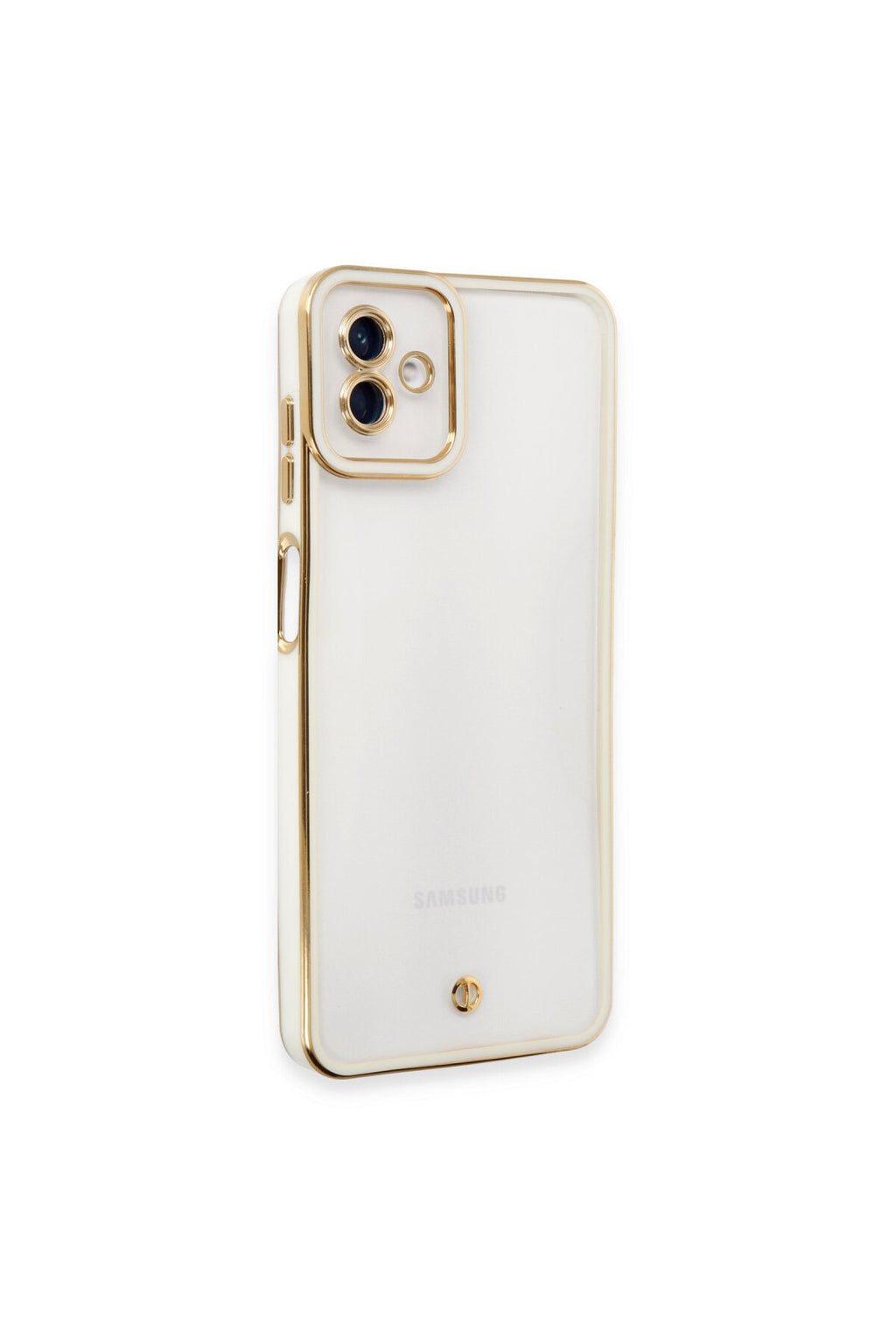 Samsung Galaxy A04 Uyumlu Kılıf Liva Lens Silikon - Beyaz