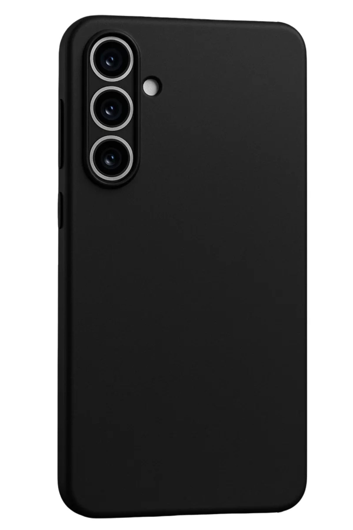 Samsung Galaxy A55 5G Uyumlu Kılıf First Silikon - Siyah
