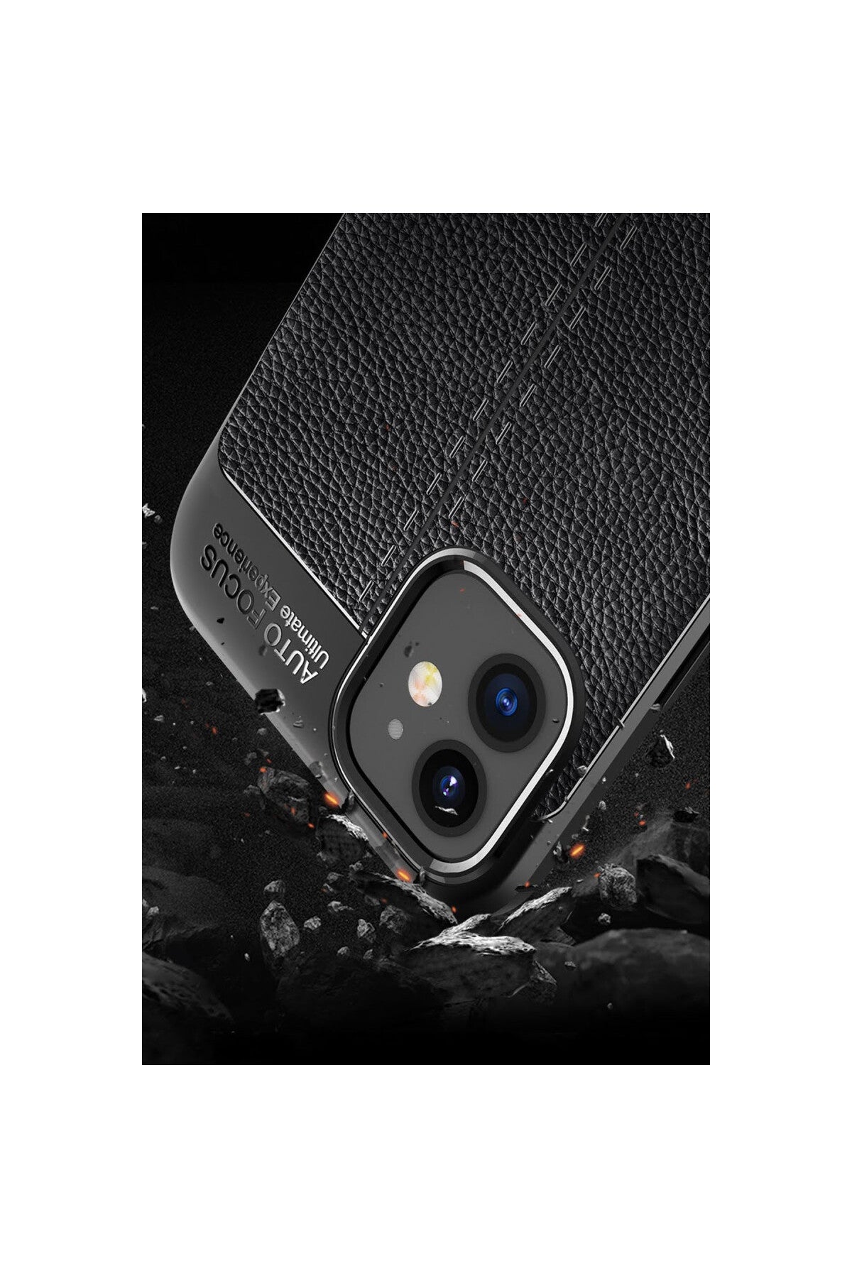 Apple iPhone 12 Mini Uyumlu Kılıf Auto Focus Kapak - Kırmızı