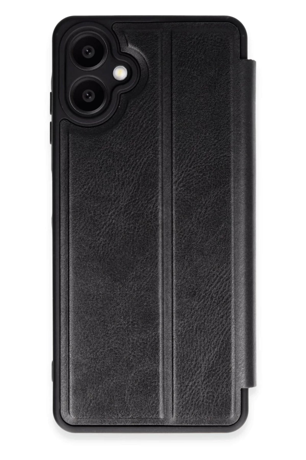 Samsung Galaxy A06 Uyumlu Kılıf Flip Cover - Siyah