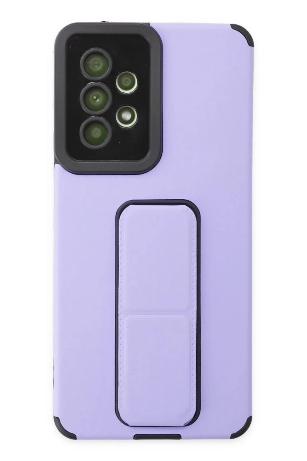 Samsung Galaxy A53 5G Uyumlu Kılıf Mega Standlı Silikon - Lila