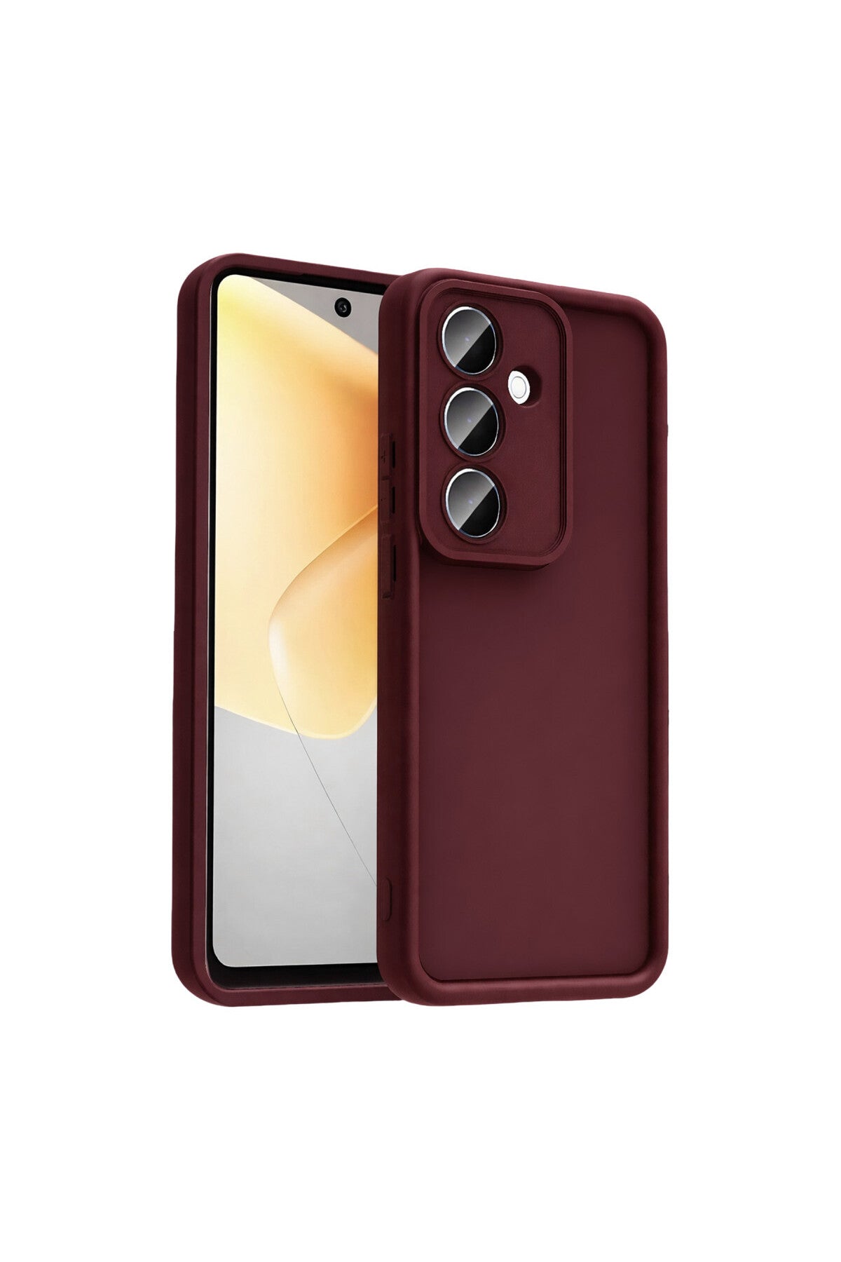 Samsung Galaxy A57 5G Uyumlu Viera Silikon - Bordo