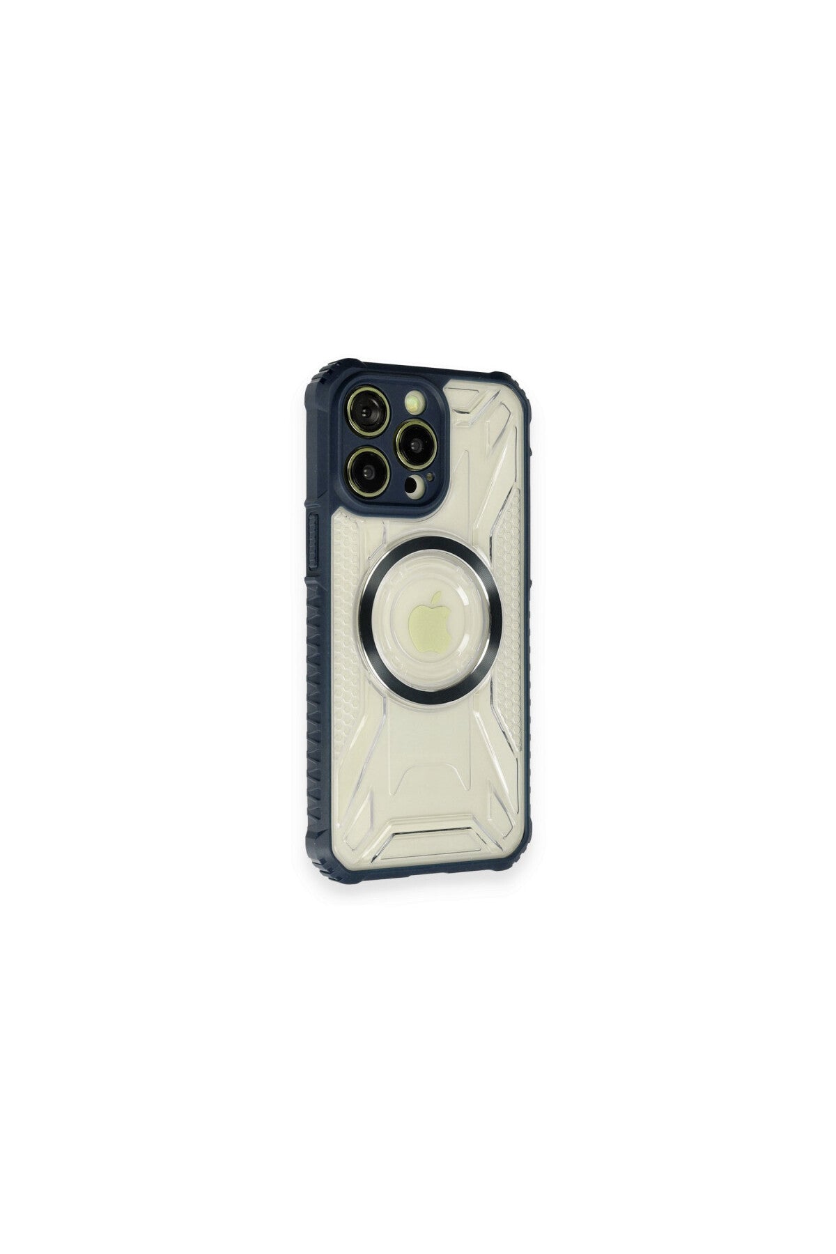Apple iPhone 12 Pro Uyumlu Kılıf Prag Magneticsafe Kapak - Lacivert