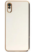 Xiaomi Redmi 9A Uyumlu Kılıf Volet Silikon - Beyaz