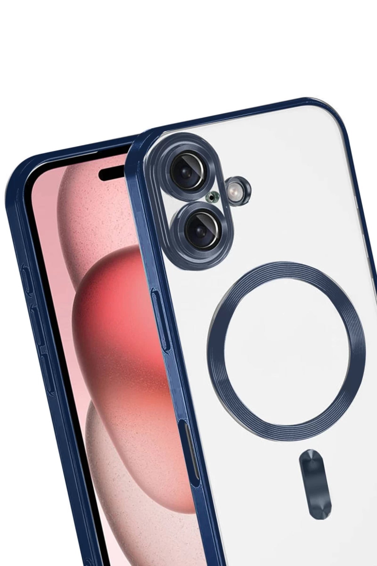 Apple iPhone 17 Uyumlu Kross Magneticsafe Kapak - Lacivert