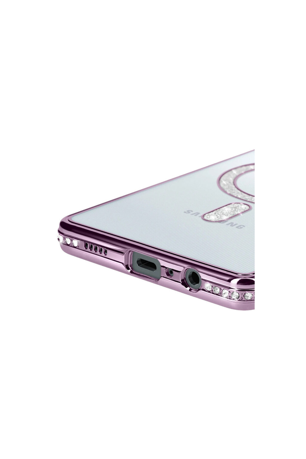 Samsung Galaxy A06 Uyumlu Joke Simli Magneticsafe Kılıf - Derin Mor
