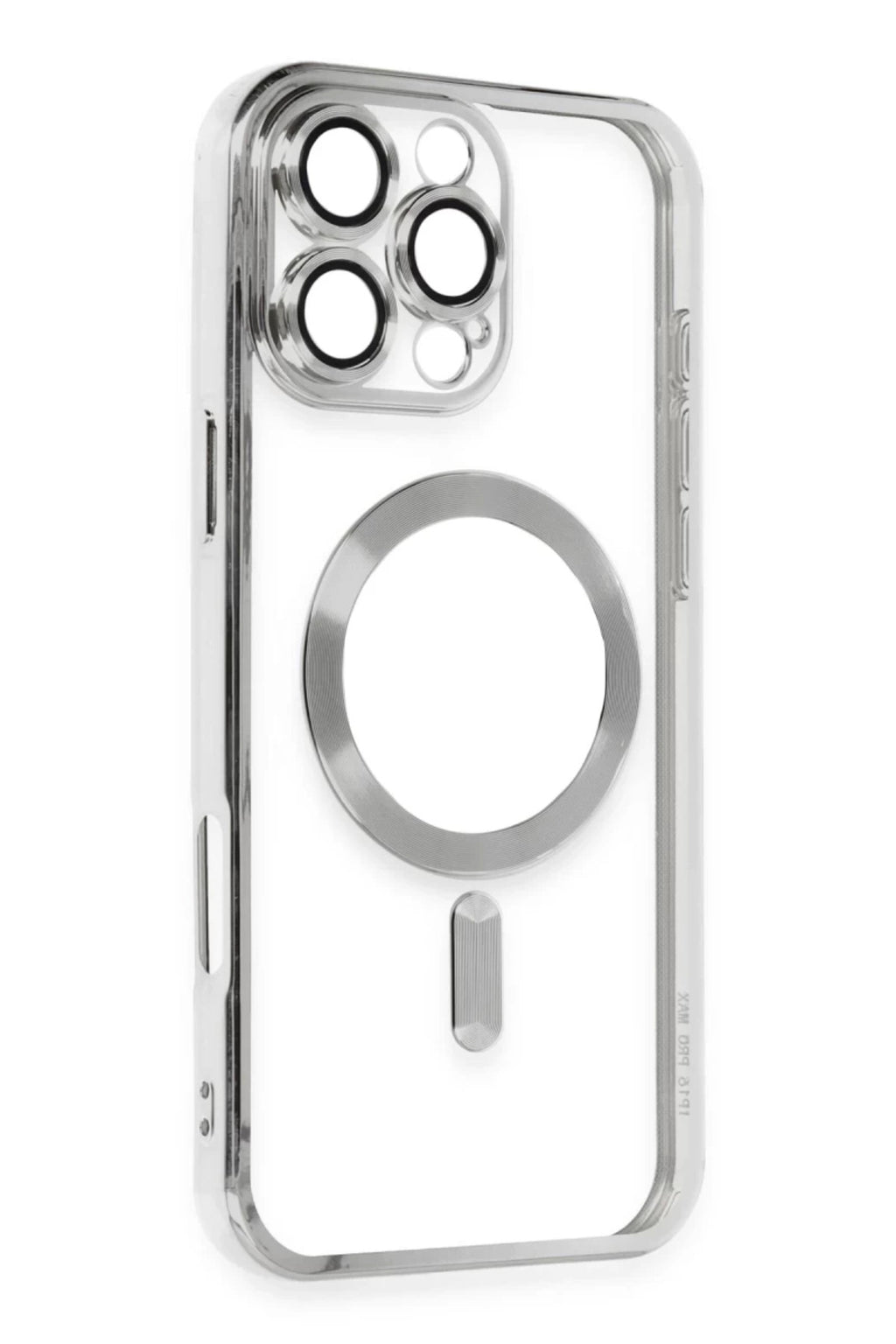 Apple iPhone 16 Pro Uyumlu Kılıf Kross Magneticsafe Kapak - Gümüş