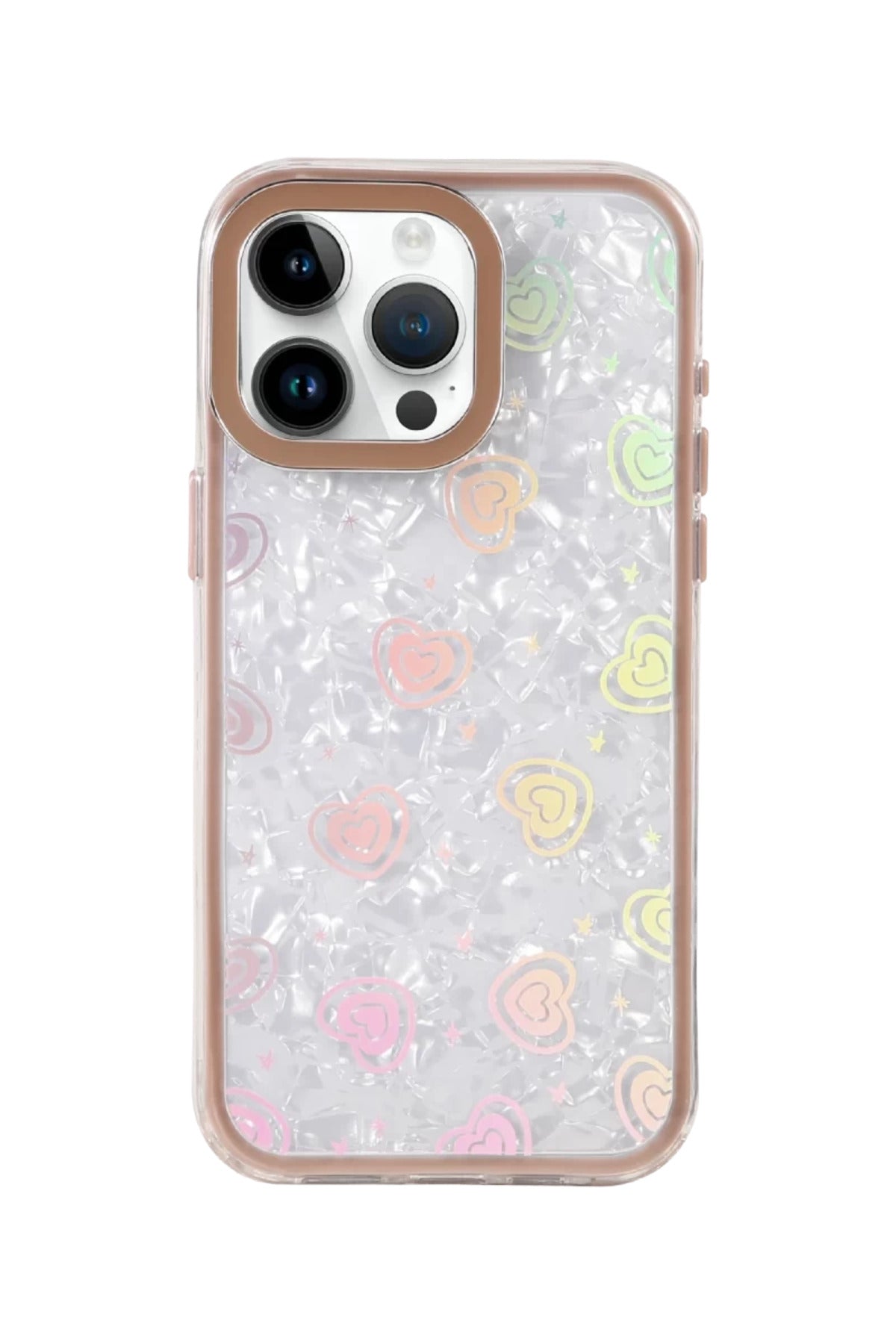 Apple iPhone 16 Pro Max Uyumlu Lumi Desenli Kapak - Çöl Titanyum