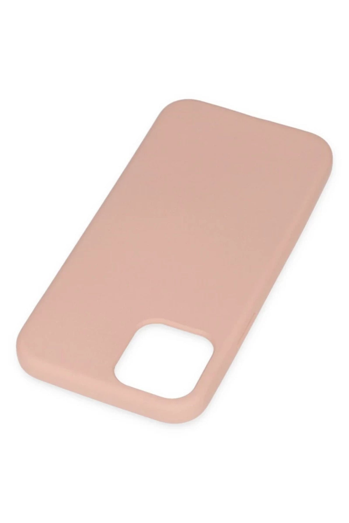 Apple iPhone 11 Pro Uyumlu Kılıf Nano içi Kadife Silikon - Pudra