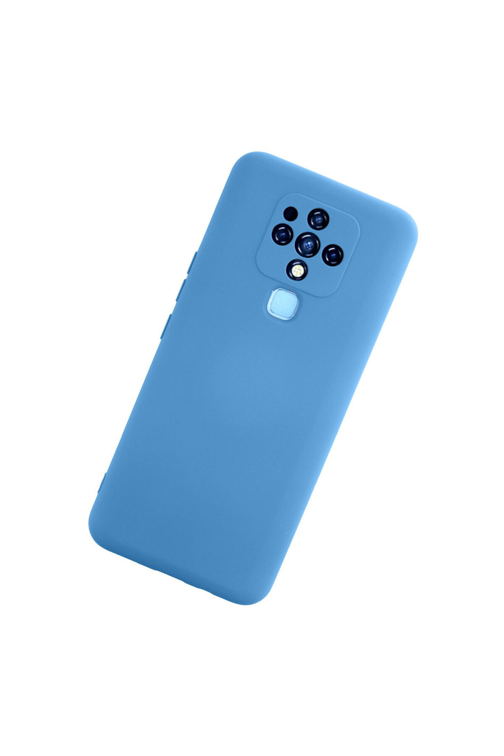 Tecno Camon 16 Uyumlu Kılıf Nano içi Kadife Silikon - Mavi