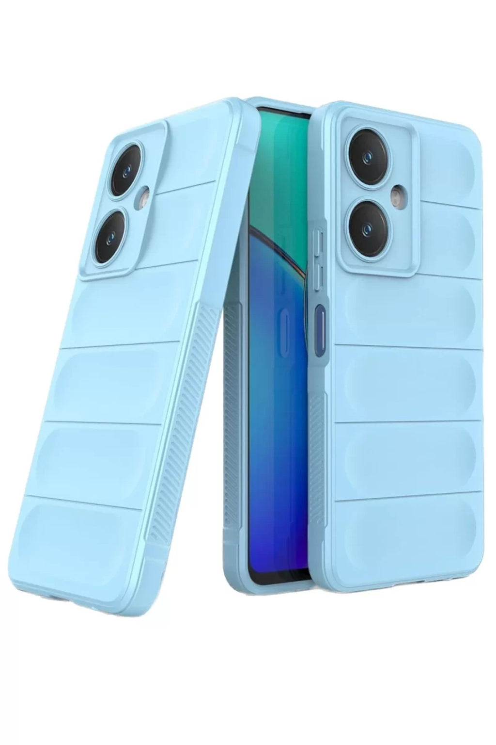 Vivo Y27 Uyumlu Kılıf Optimum Silikon - Sky Blue
