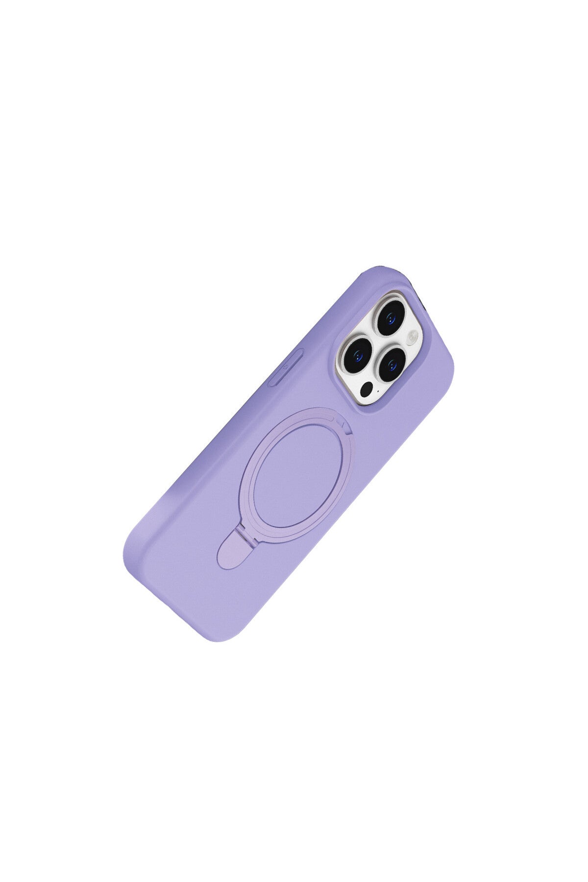 Apple iPhone 14 Pro Max Uyumlu Regal Magsafe Standlı Kapak - Lila