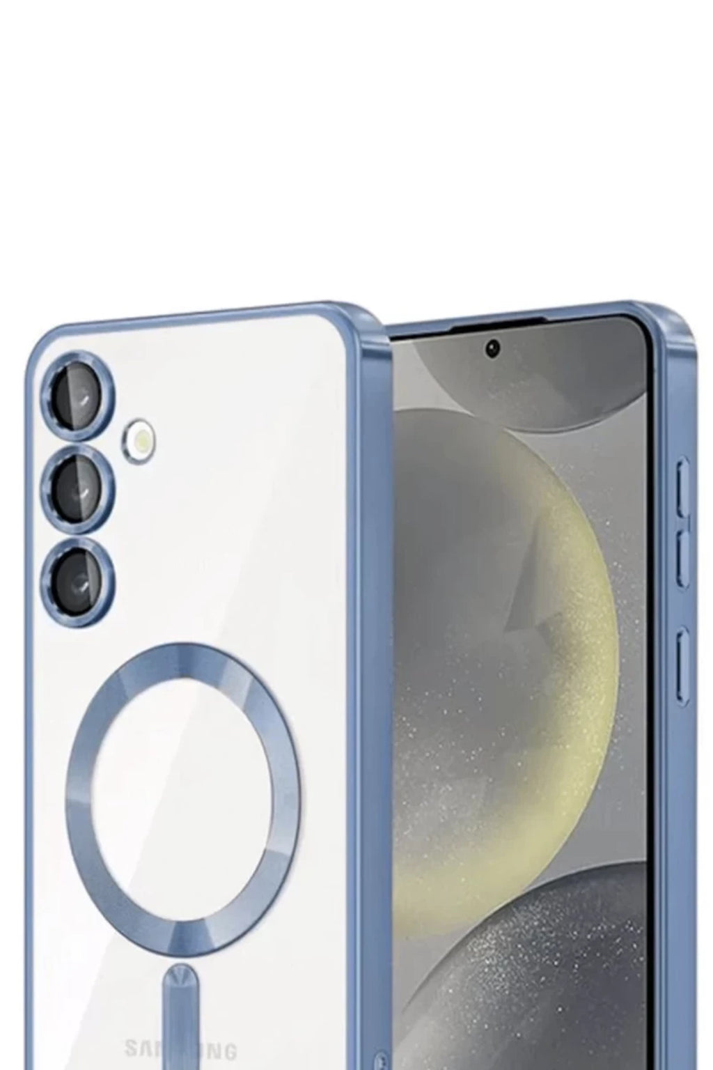 Samsung Galaxy A56 Uyumlu Kross Magneticsafe Kapak - Sierra Blue