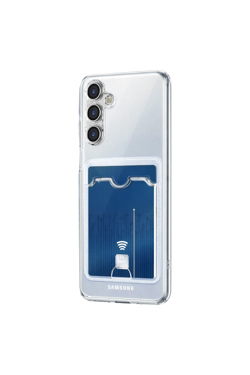 Samsung Galaxy A57 5G Uyumlu Kart Şeffaf Silikon - Şeffaf