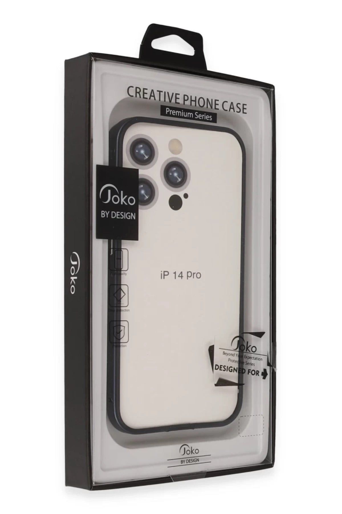 Joko Apple iPhone 15 Pro Max Uyumlu Land Bumper Koruma Kapak - Siyah