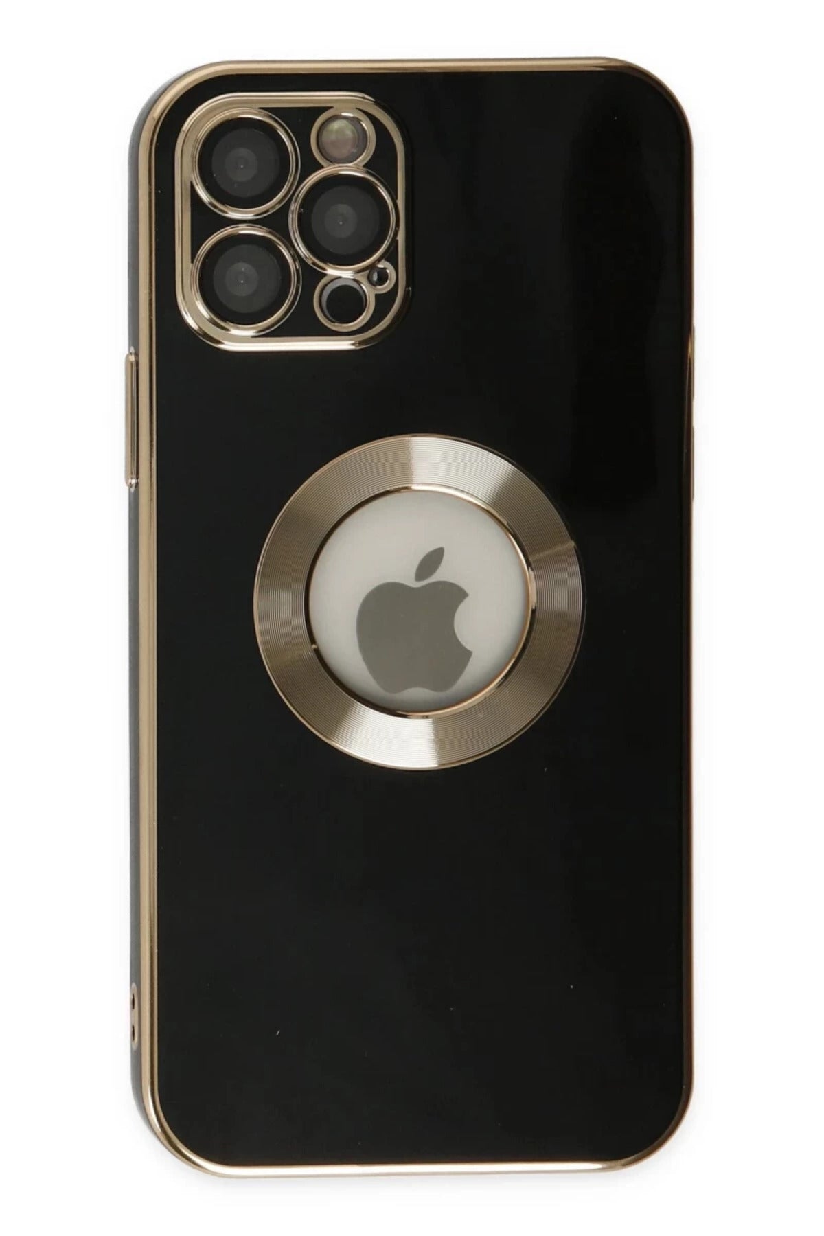 Apple iPhone 12 Pro Max Uyumlu Kılıf Store Silikon - Siyah