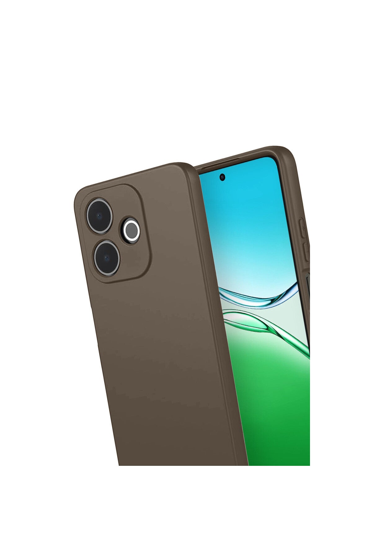 Oppo A5 Pro 4G Uyumlu First Silikon - Kahverengi