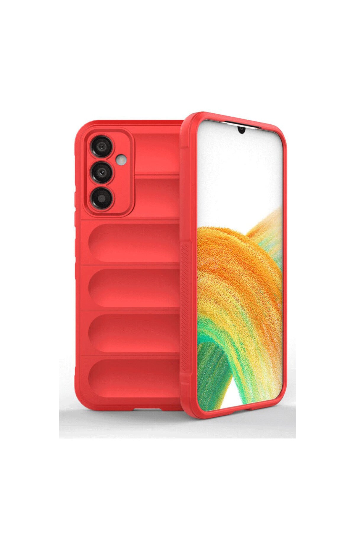 Samsung A36 Kılıf Optimum Silikon - Kırmızı