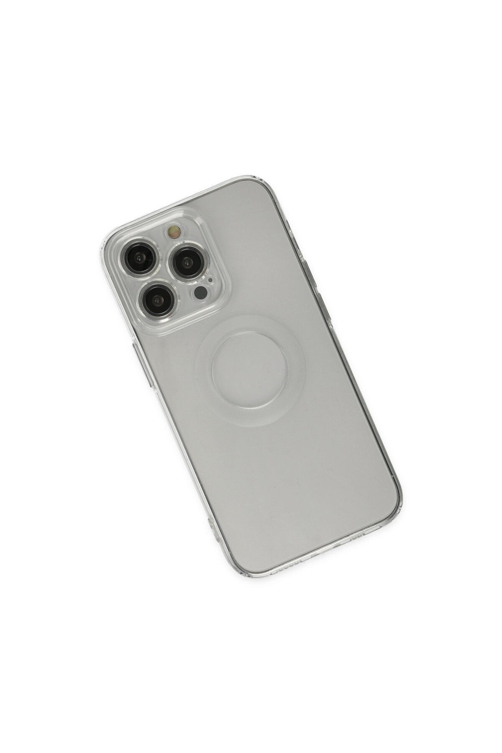 Apple iPhone 14 Pro Uyumlu Kılıf Santa Lens Silikon - Şeffaf