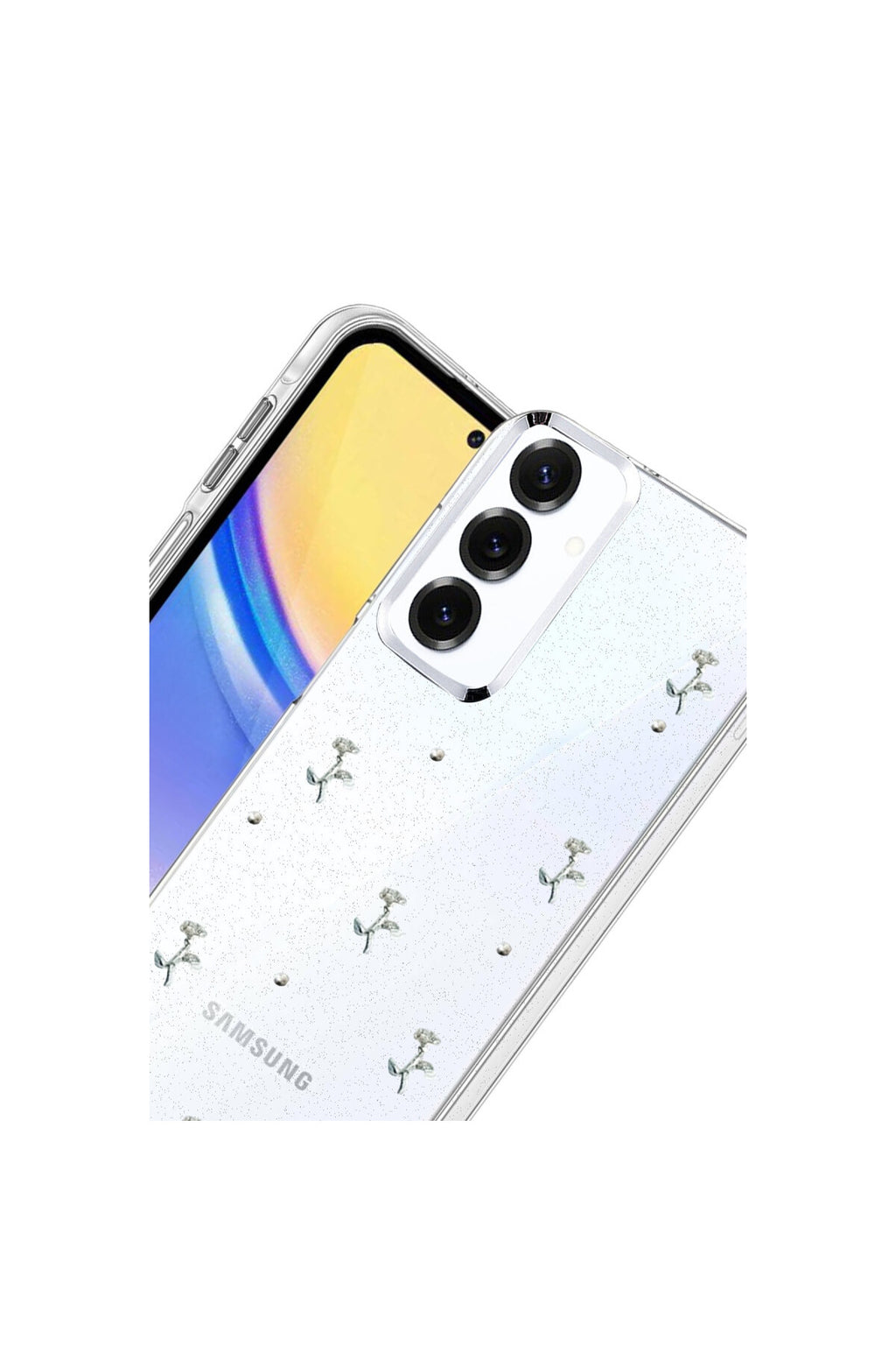 Samsung Galaxy S23 FE Uyumlu Fiyonk Desenli Kapak - Desen 4