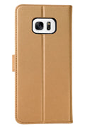 Samsung Galaxy S7 Uyumlu Edge Trend S Plus Kapaklı Kılıf - Gold