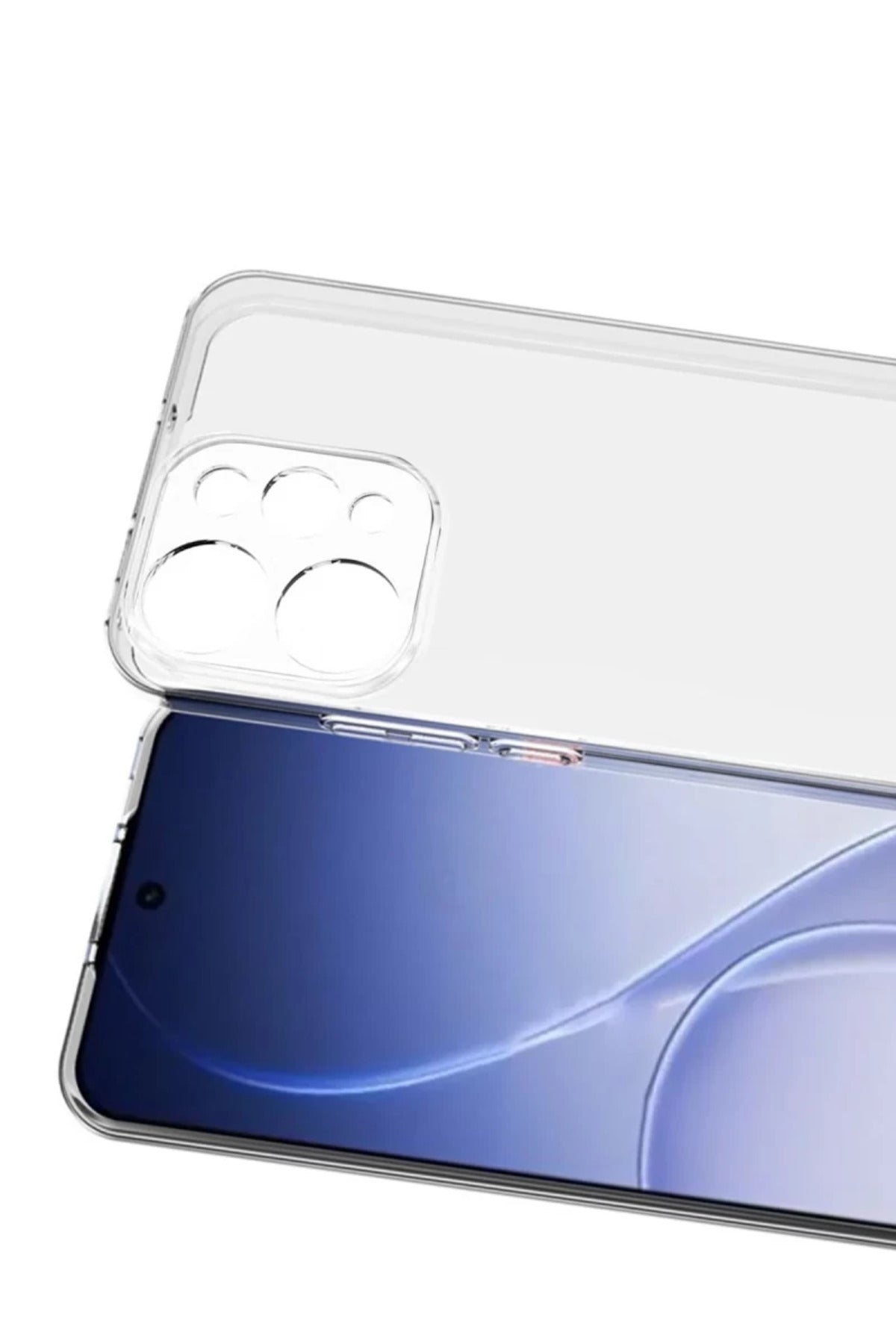 Oppo Reno 15 Uyumlu Lüx Şeffaf Silikon - Şeffaf