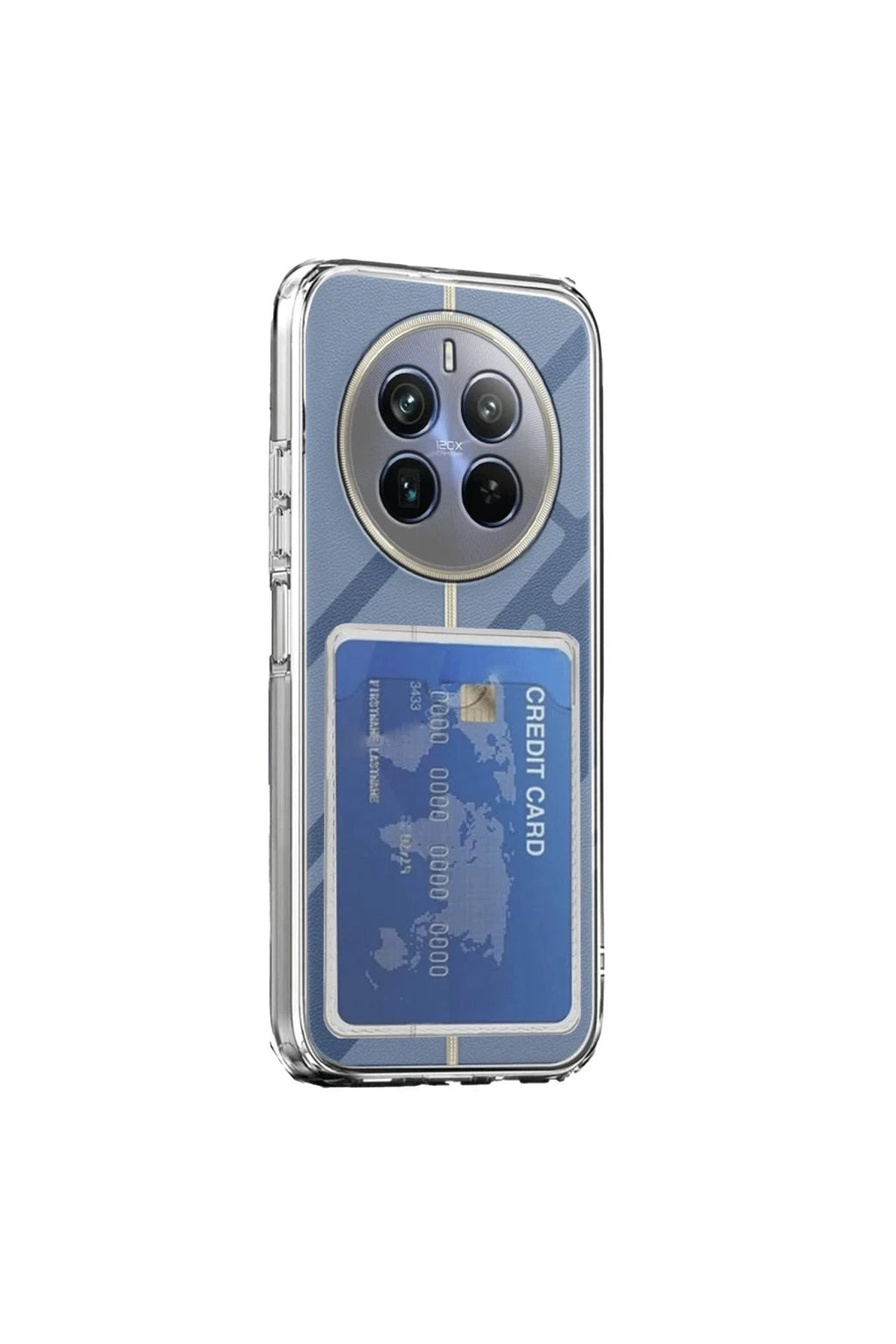 Realme 12 Pro Uyumlu Kılıf Kart Şeffaf Silikon - Şeffaf