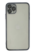 Apple iPhone 11 Pro Max Uyumlu Kılıf Lensli Silikon - Siyah