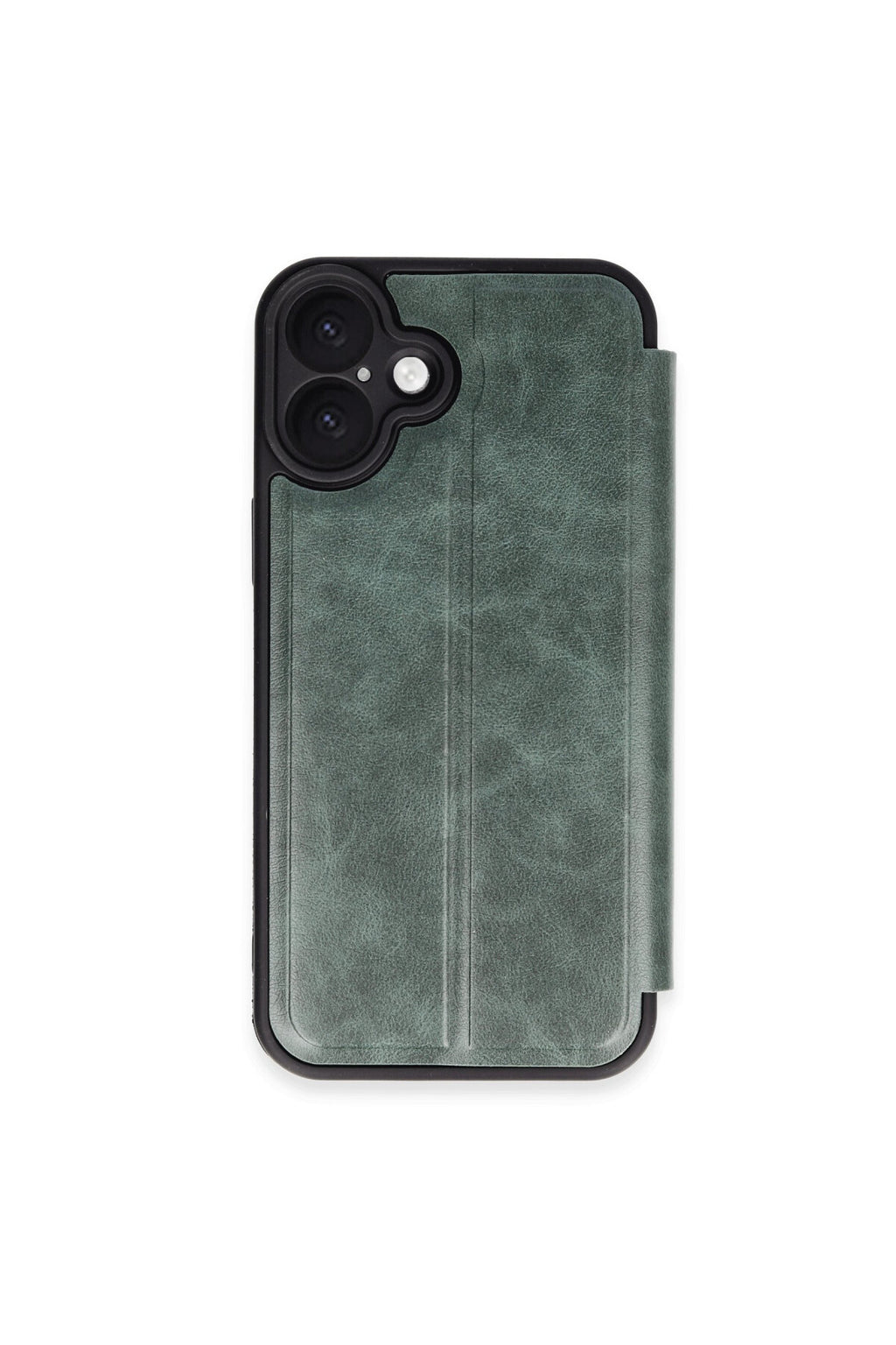 Apple iPhone 16 Plus Uyumlu Kılıf Flip Cover - Koyu Yeşil
