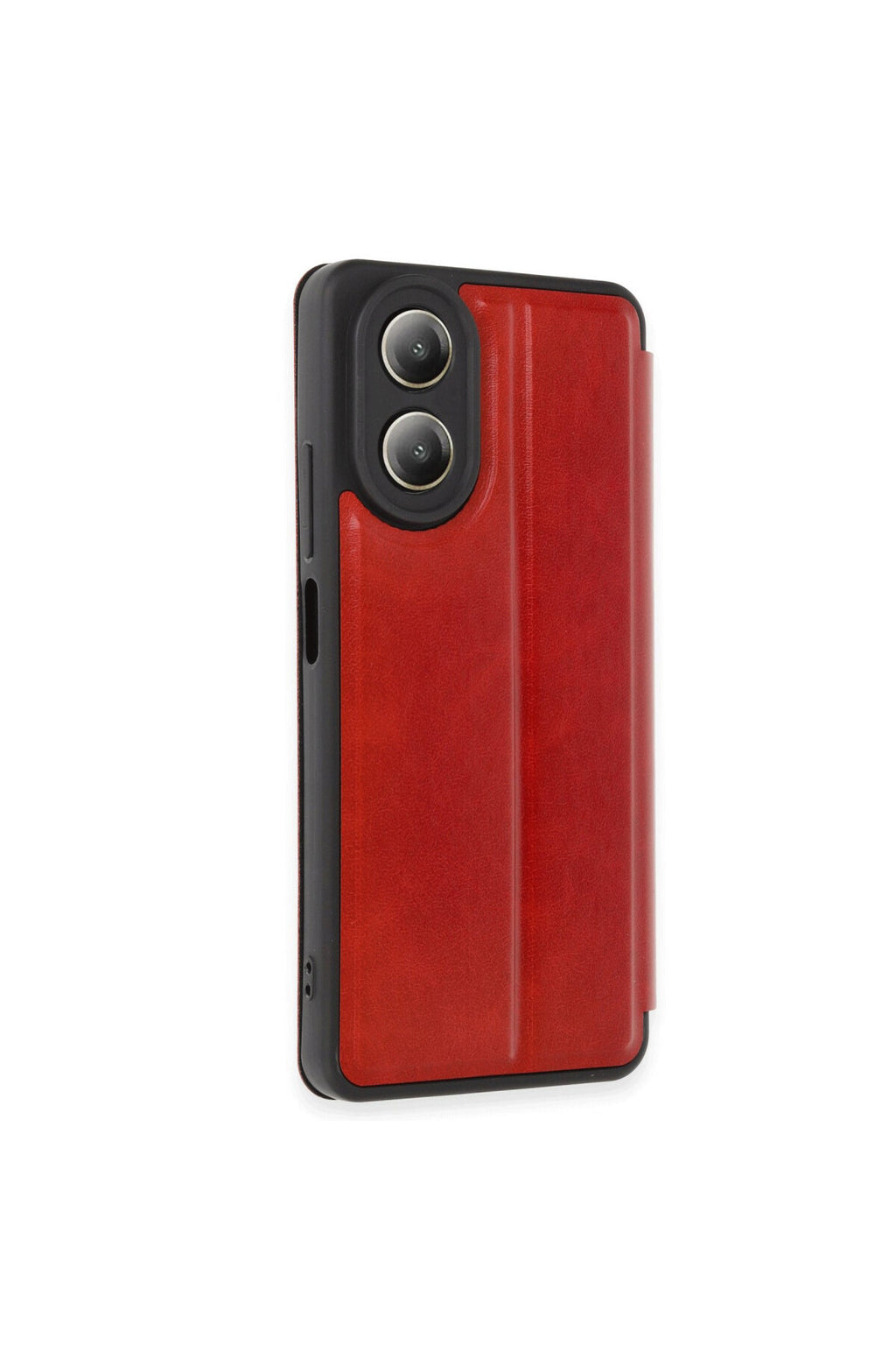 Oppo A38 Uyumlu Kılıf Flip Cover - Kırmızı