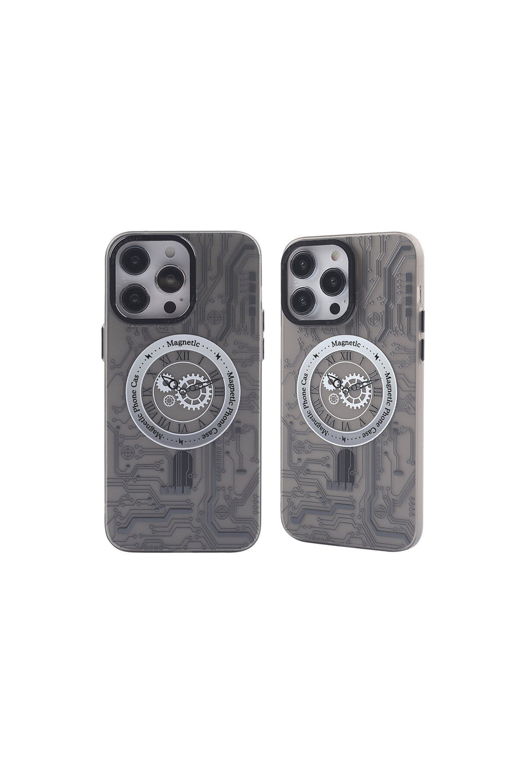Apple iPhone 14 Pro Max Uyumlu Kılıf Apollo Magneticsafe Desenli Kapak - Apollo Siyah - 1