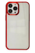Apple iPhone 14 Pro Uyumlu Kılıf Element Silikon - Kırmızı