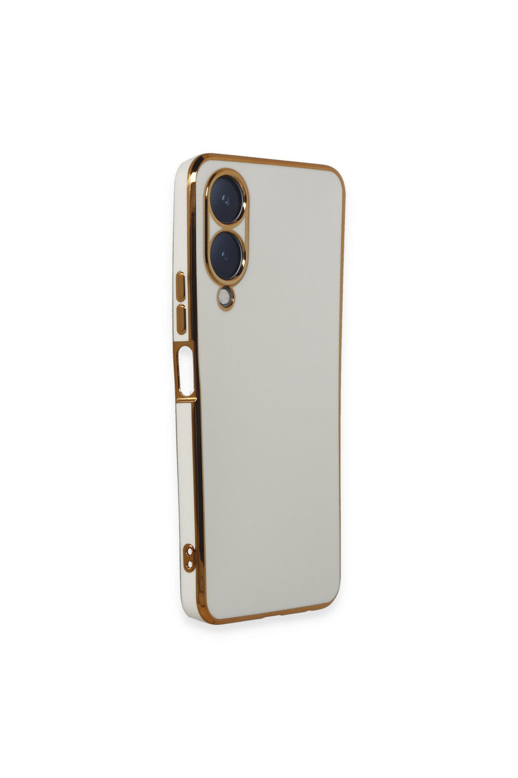 Vivo Y17S Uyumlu Kılıf Volet Silikon - Beyaz
