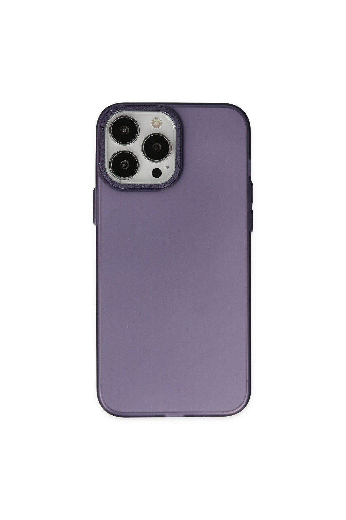 Apple iPhone 14 Pro Max Uyumlu Kılıf Modos Metal Kapak - Mor