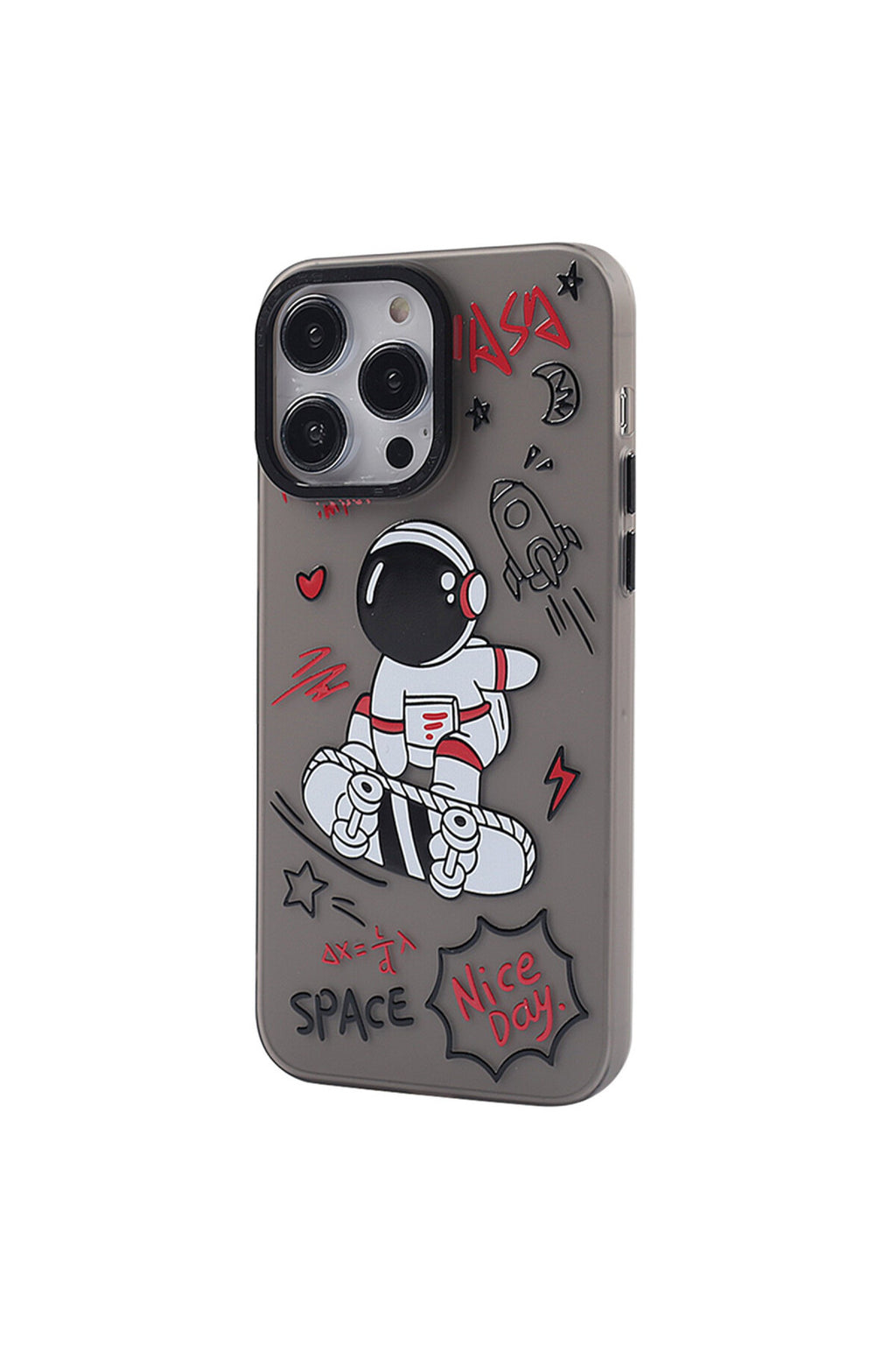 Apple iPhone 14 Pro Max Uyumlu Kılıf Prada Desenli Kapak - Prada Siyah - 1