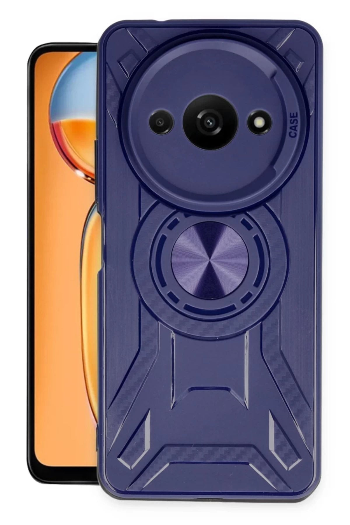 Xiaomi Redmi A3 4G Uyumlu Kılıf Lincoln Silikon - Lacivert