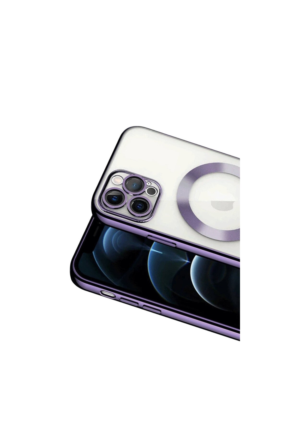 Apple iPhone 13 Pro Uyumlu Kılıf Kross Magneticsafe Kapak - Mor