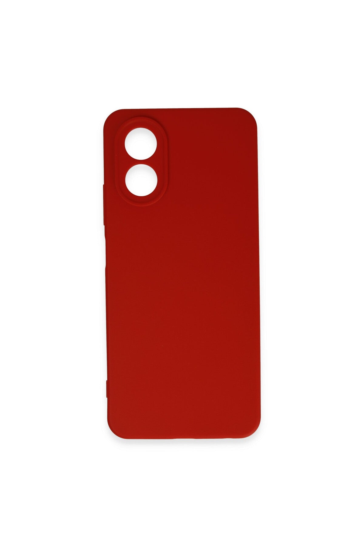 Oppo A38 Uyumlu Kılıf First Silikon - Kırmızı