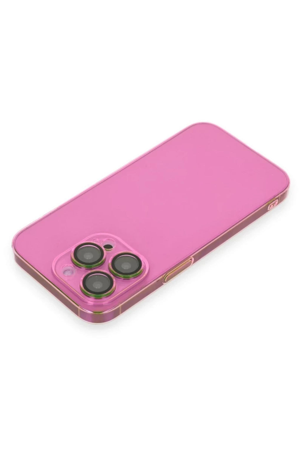 Apple iPhone 13 Pro Uyumlu Kılıf Armada Lensli Kapak - Pembe