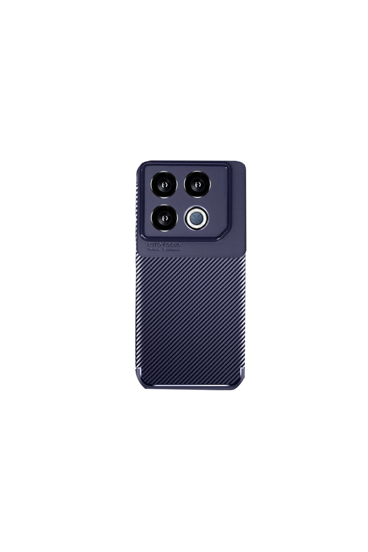İnfinix GT 20 Pro Kılıf Auto Focus Karbon Kapak - Lacivert