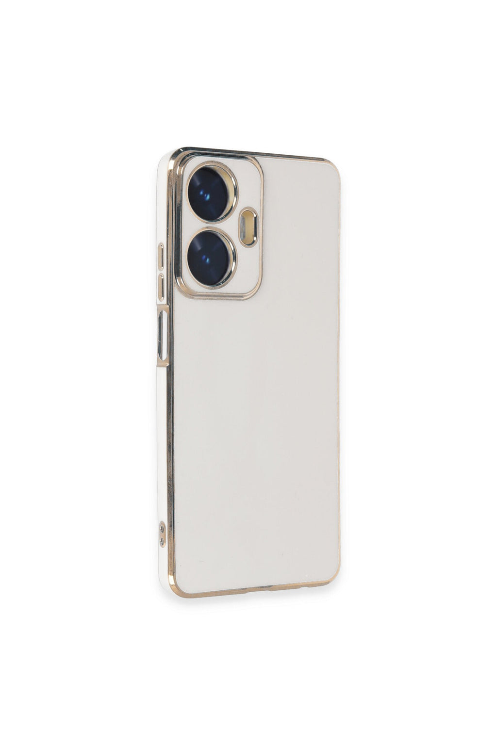 Realme C55 Uyumlu Kılıf Volet Silikon - Beyaz
